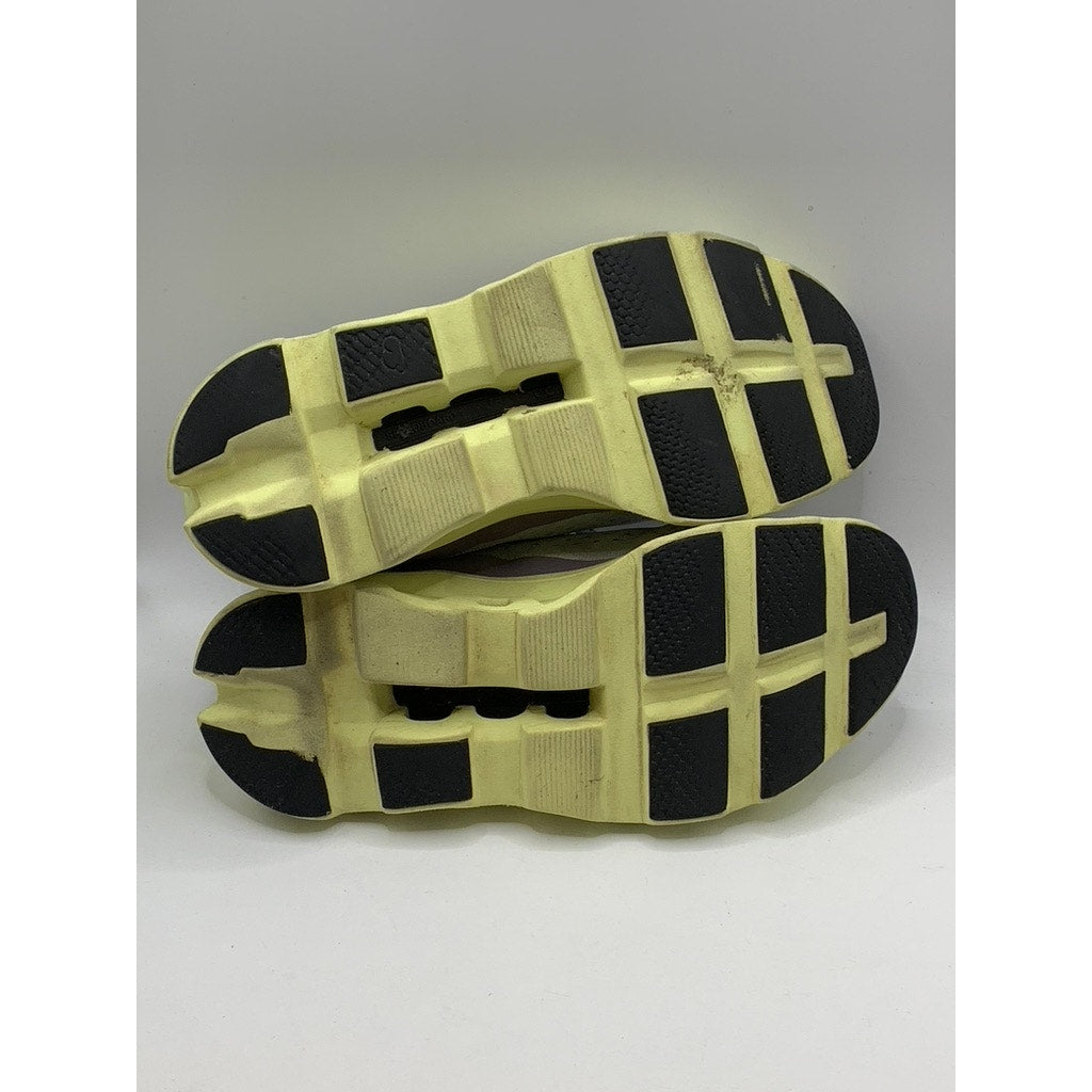 ON Women's Purple-Green Mesh Cloudmonster Sneakers SZ 8