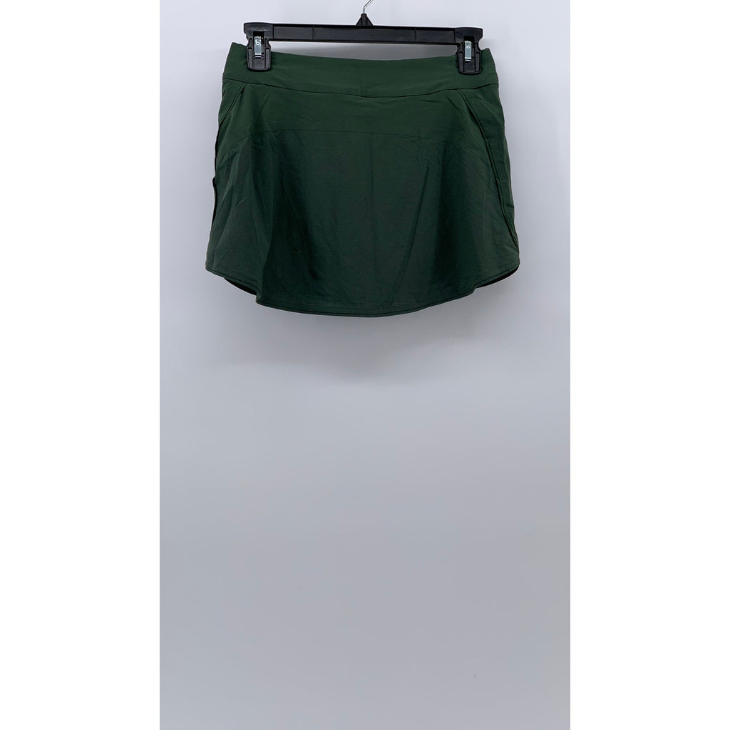 OUTDOOR VOICES Women's Dark Green Pull-On Active Mini Tennis Skirt SZ XS
