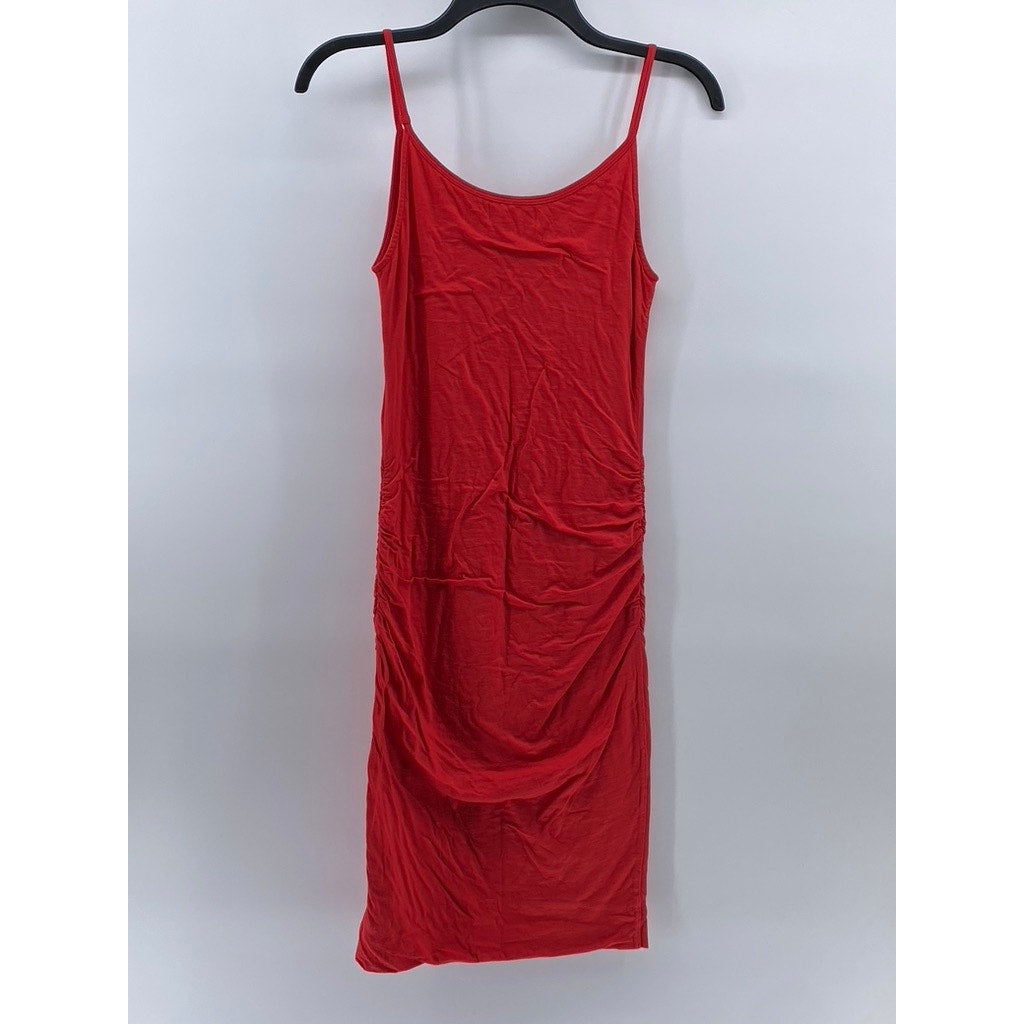 VELVET By GRAHAM & SPENCER Women's Red Solid Scoop-Neck Bodycon Dress SZ S