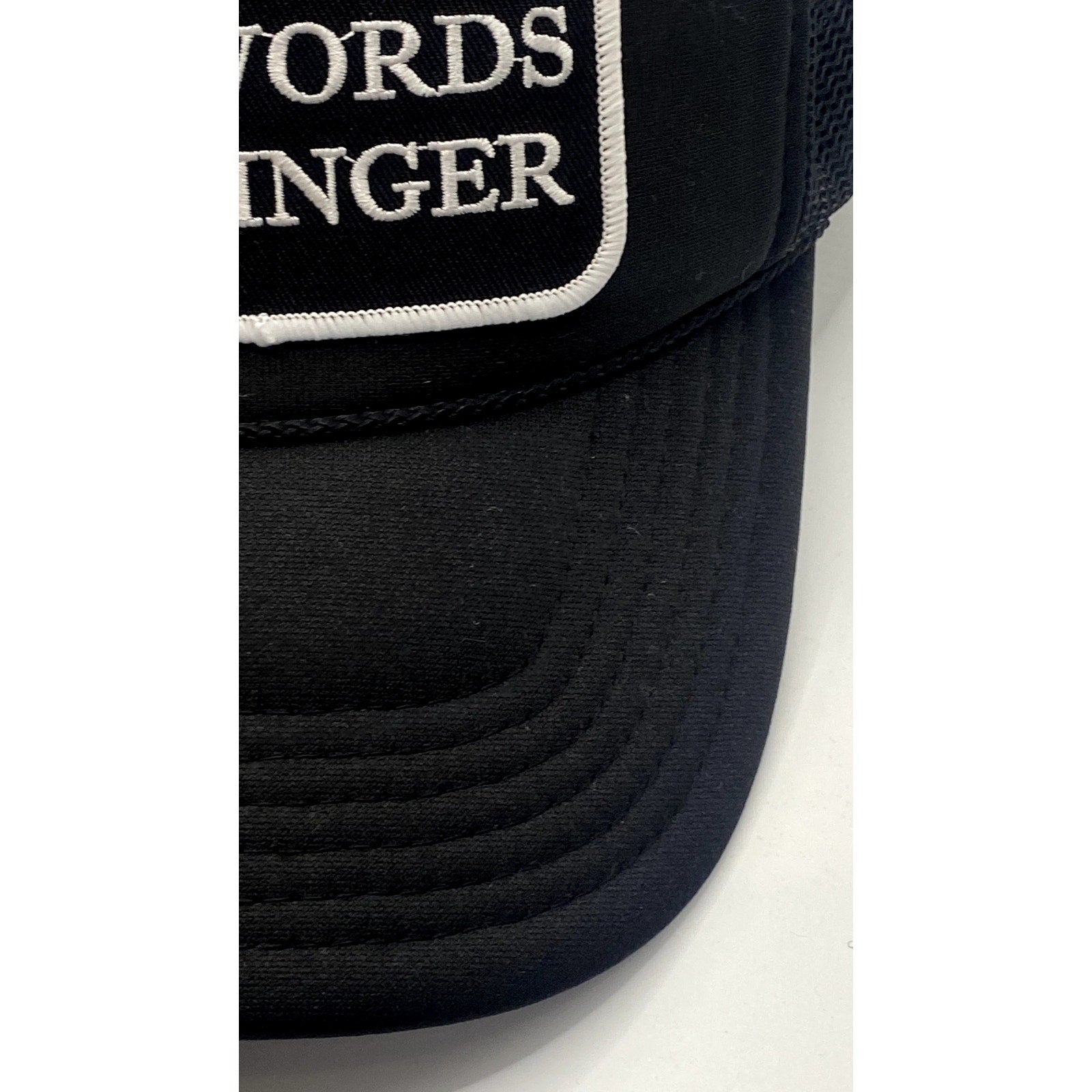 OTTO Unisex Mesh Two Words One Finger Logo Trucker Cap SZ OS