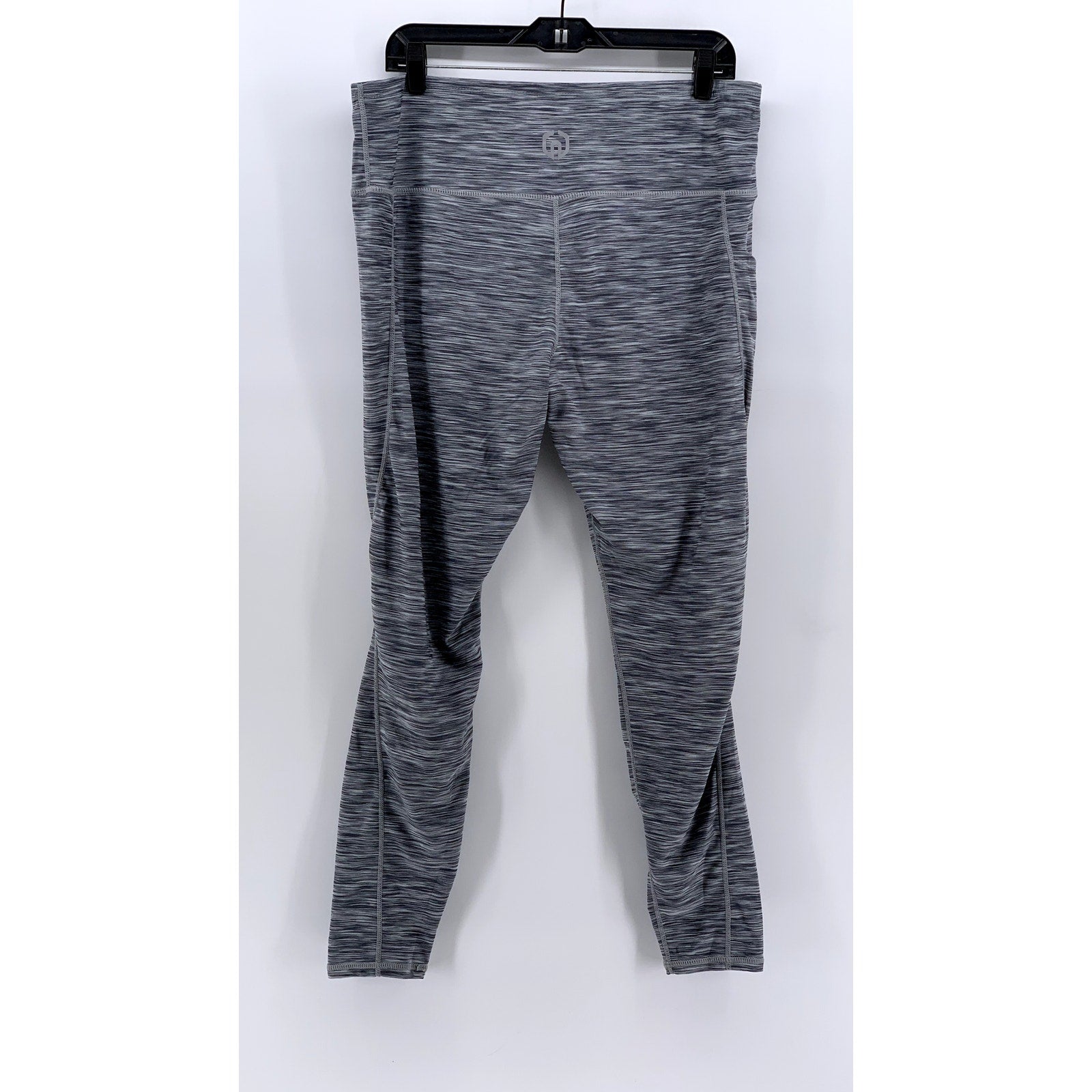 UNBRANDED Women's Gray Printed Cropped Leggings SZ 2XL