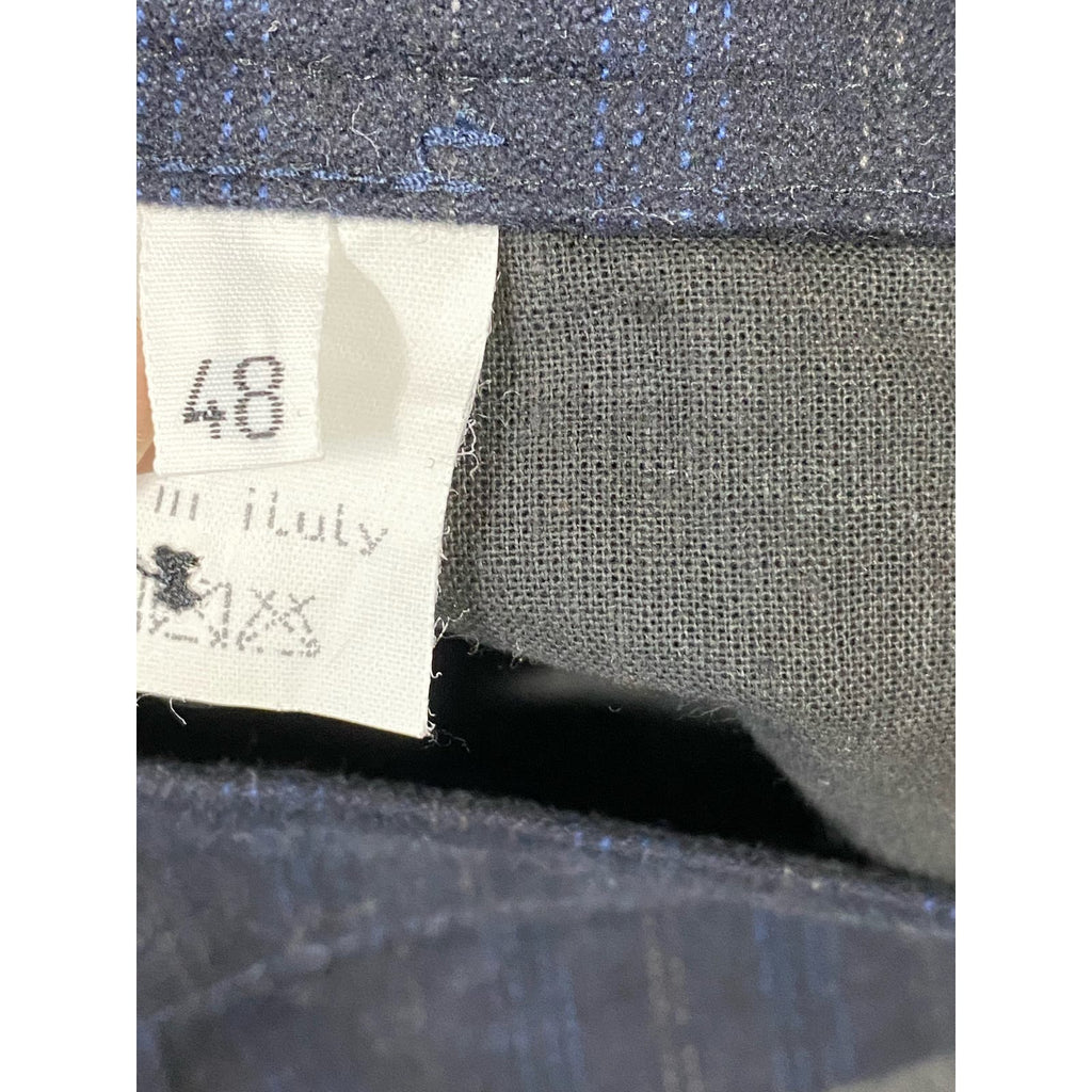JCM JEY COLE MAN Men's Blue Striped Slim Straight-Leg Pant SZ 34X34