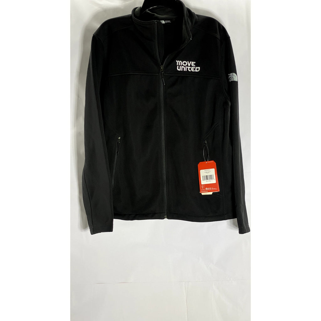 THE NORTH FACE Men's Black " Move United" Zip-Up Ridgewall Soft Shell Jacket SZL
