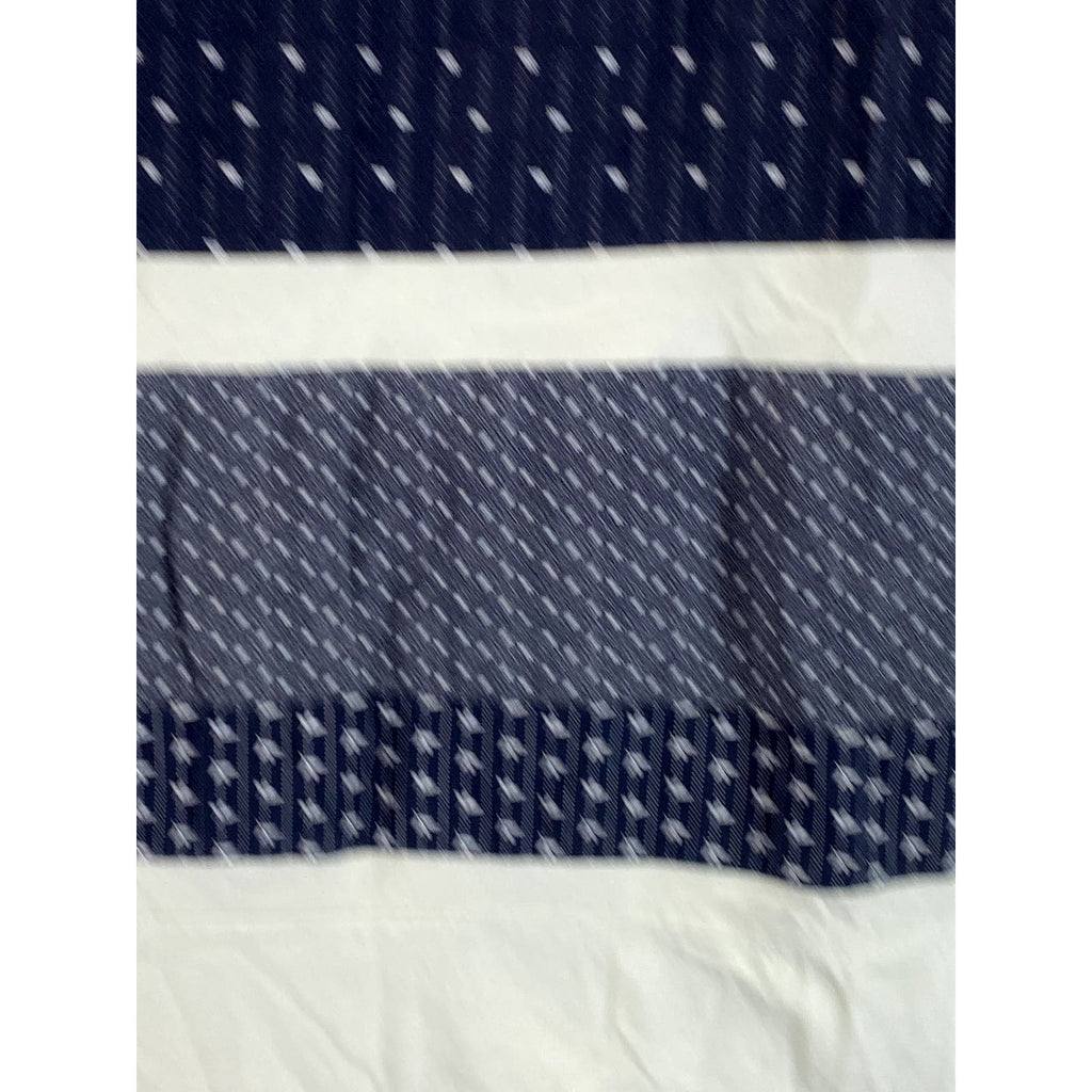 ZARA MAN Men's Navy/White Printed Colorblock Crewneck Short Sleeve T-Shirt SZ S