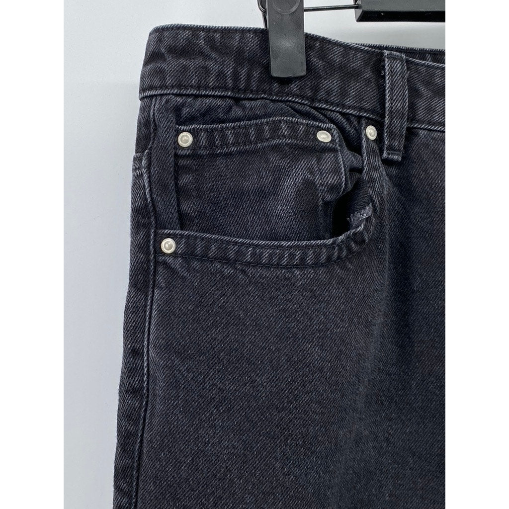 ASOS DESIGN Women's Black Denim Five-Pocket Bootcut Jean SZ 34