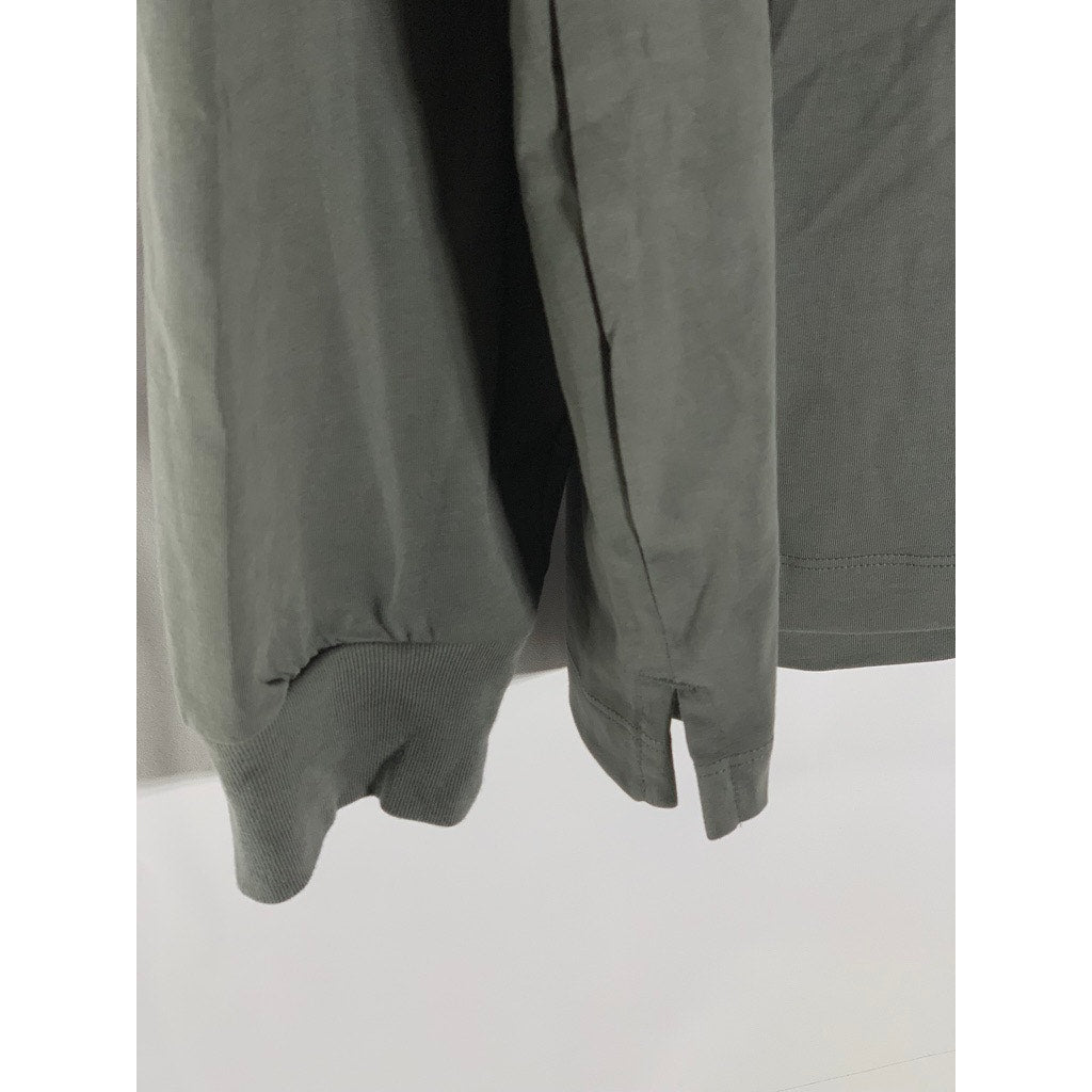 UNIQLO Men's Dark Gray Crewneck Airism Long Sleeve T-Shirt SZ L