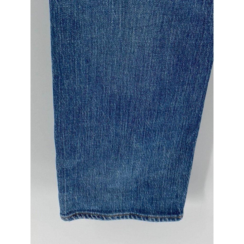 RAG & BONE Women's Orion Distressed Maya High-Rise Ankle Straight Jeans SZ 25