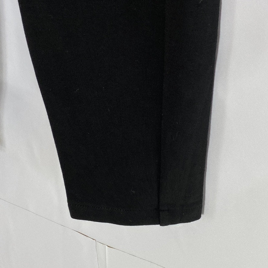 A|X ARMANI EXCHANGE Women's Black Side-Zipper Elasticized-Waist Leggings SZ S