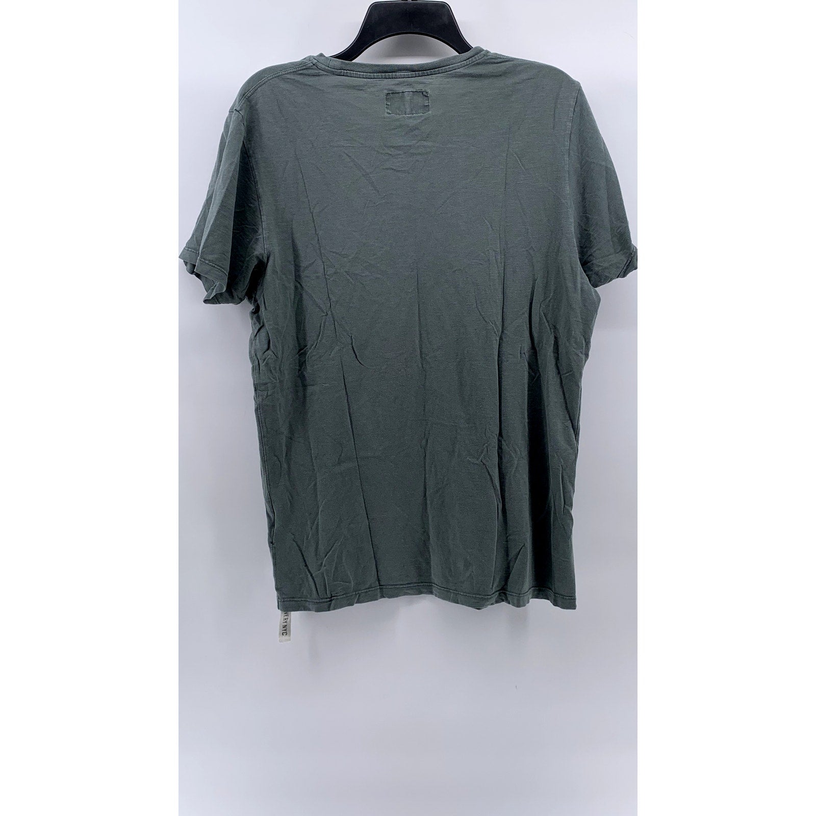 BOWERY NYC Men's Green Crewneck World Tour 91' Graphic Short Sleeve T-Shirt SZ M