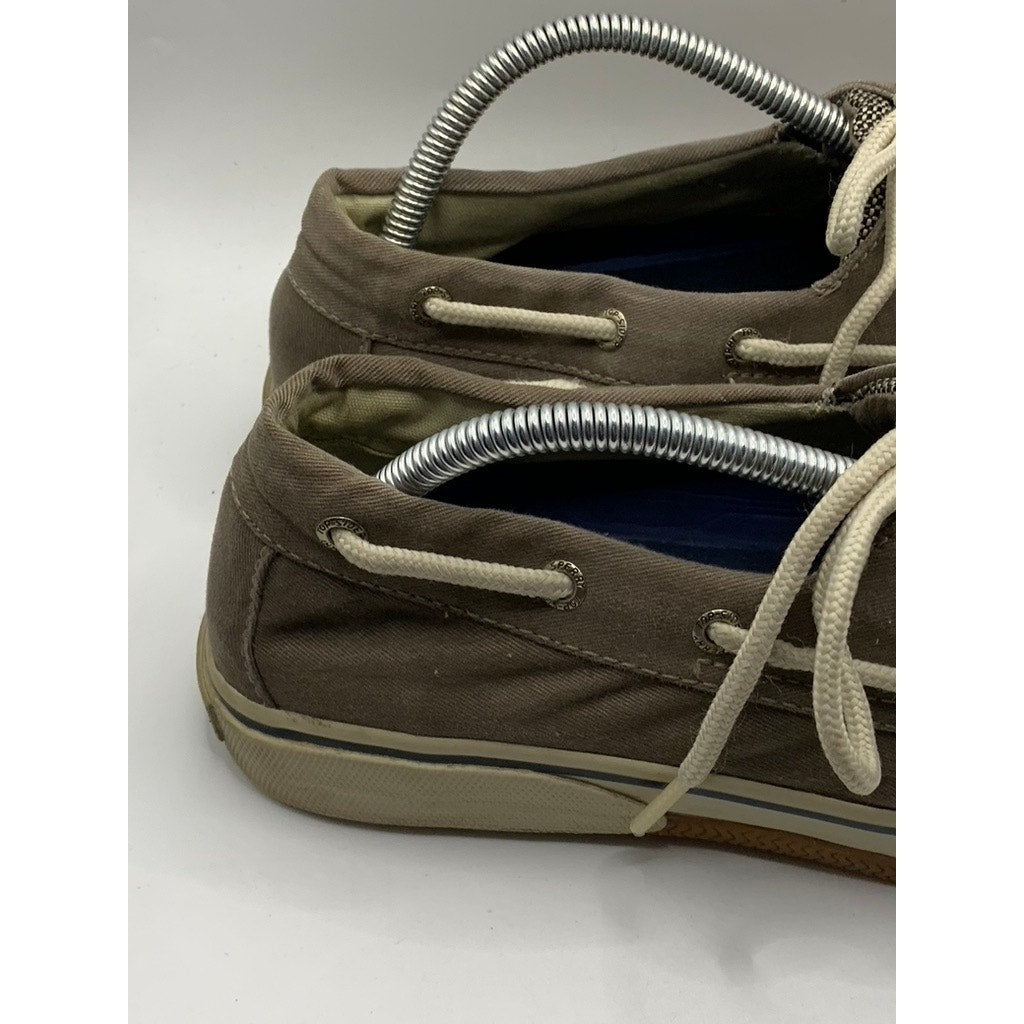 SPERRY Men's Gray Top-Sider Slip-On Boat Shoes SZ 9