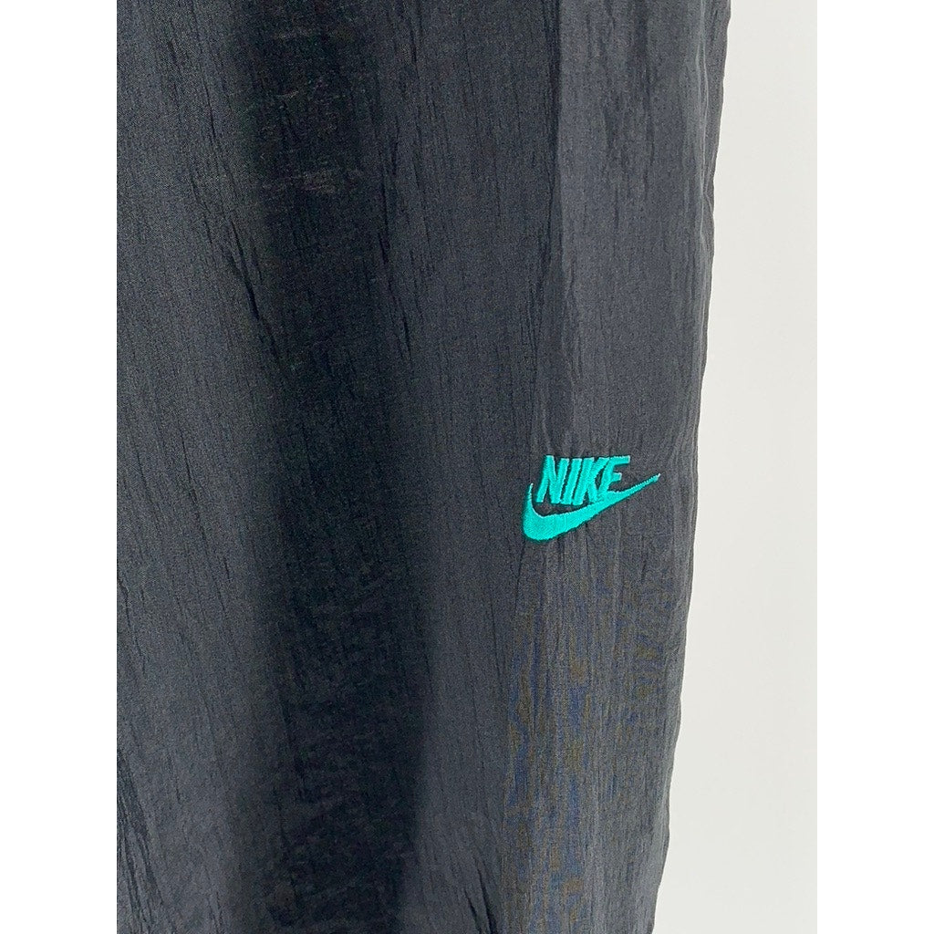 NIKE Women's Black Nylon Zipper-Hem Active Pants SZ M