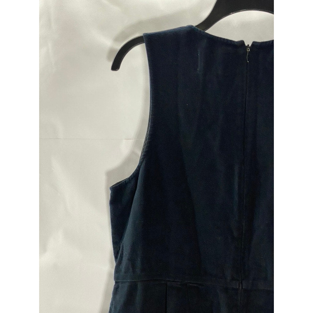 STEVEN ALAN Women's Black Solid Scoop-Neck Sleeveless Jumpsuit SZ S