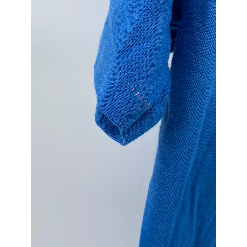 TEN WEST Men's Blue Short Sleeve Regular-Fit Stripe Polo Shirt SZ L