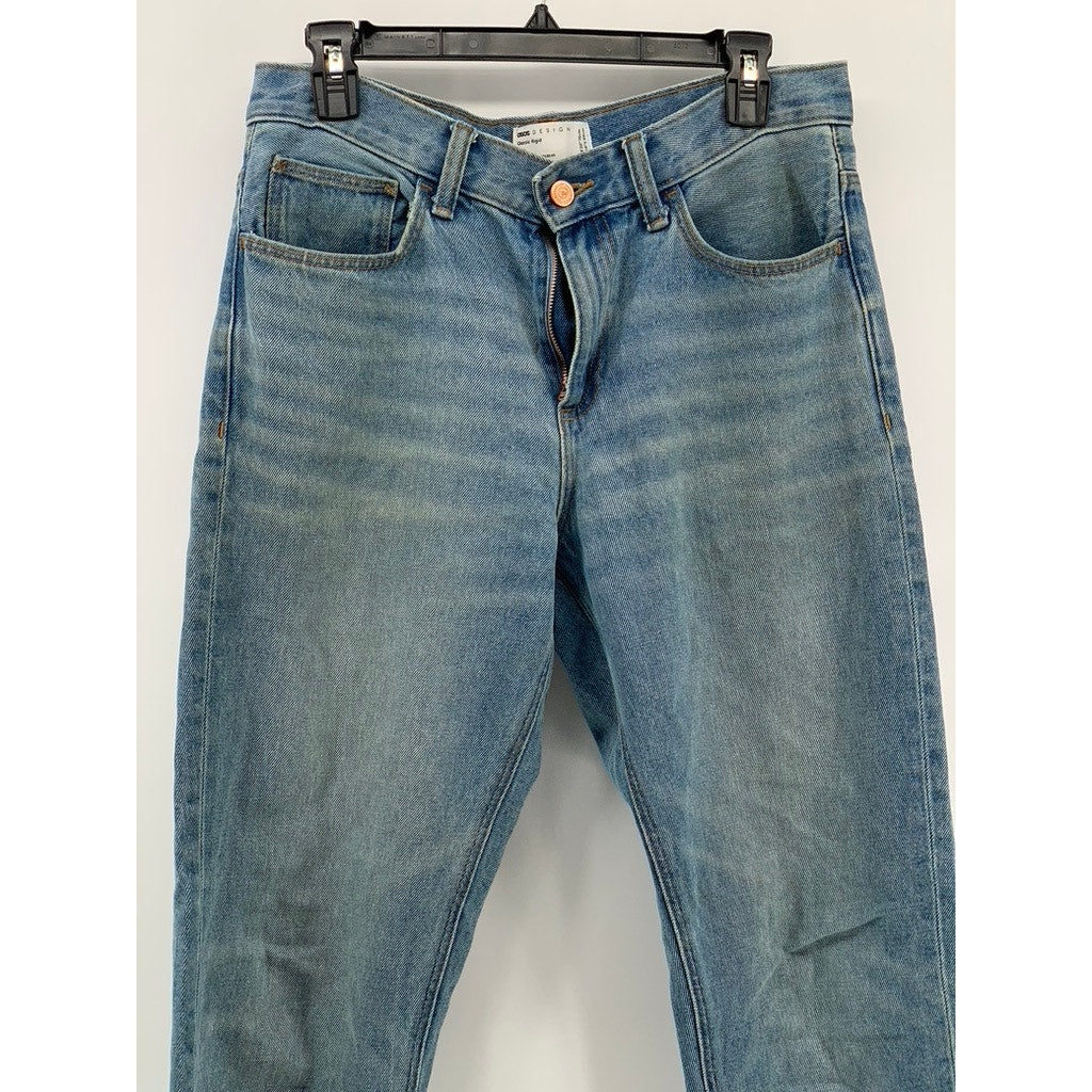 ASOS DESIGN Men's Blue Denim Classic Rigid Jeans SZ 30X34
