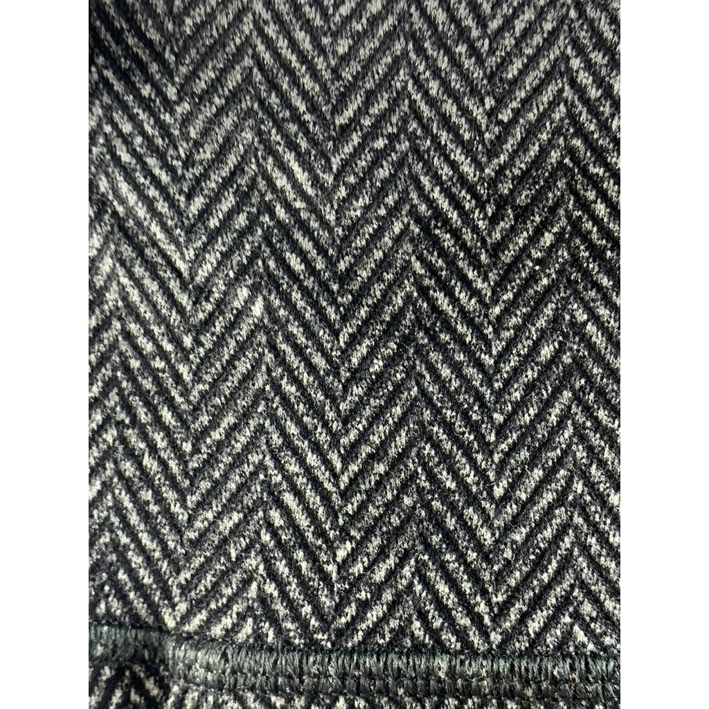 LULULEMON Women's Black-Gray High-Rise Straight-Leg Stretch Leggings SZ 6