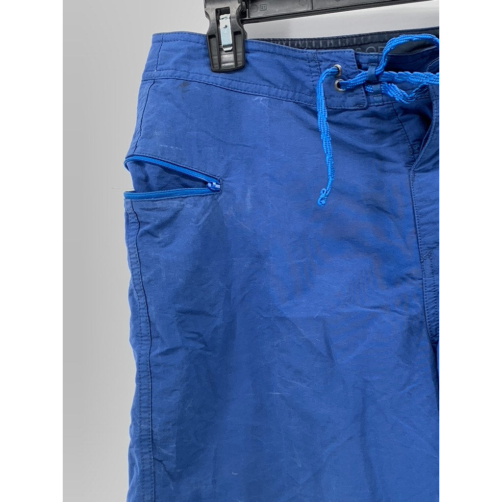 PATAGONIA Men's Blue Pull-On Wavefarer Swim Board Shorts SZ 31