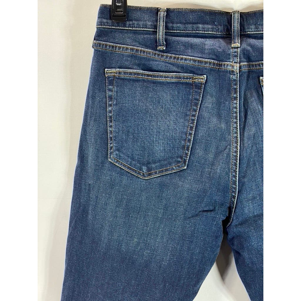 ABERCROMBIE & FITCH Men's Dark Blue Athletic Skinny Five-Pocket Jeans SZ 36X32