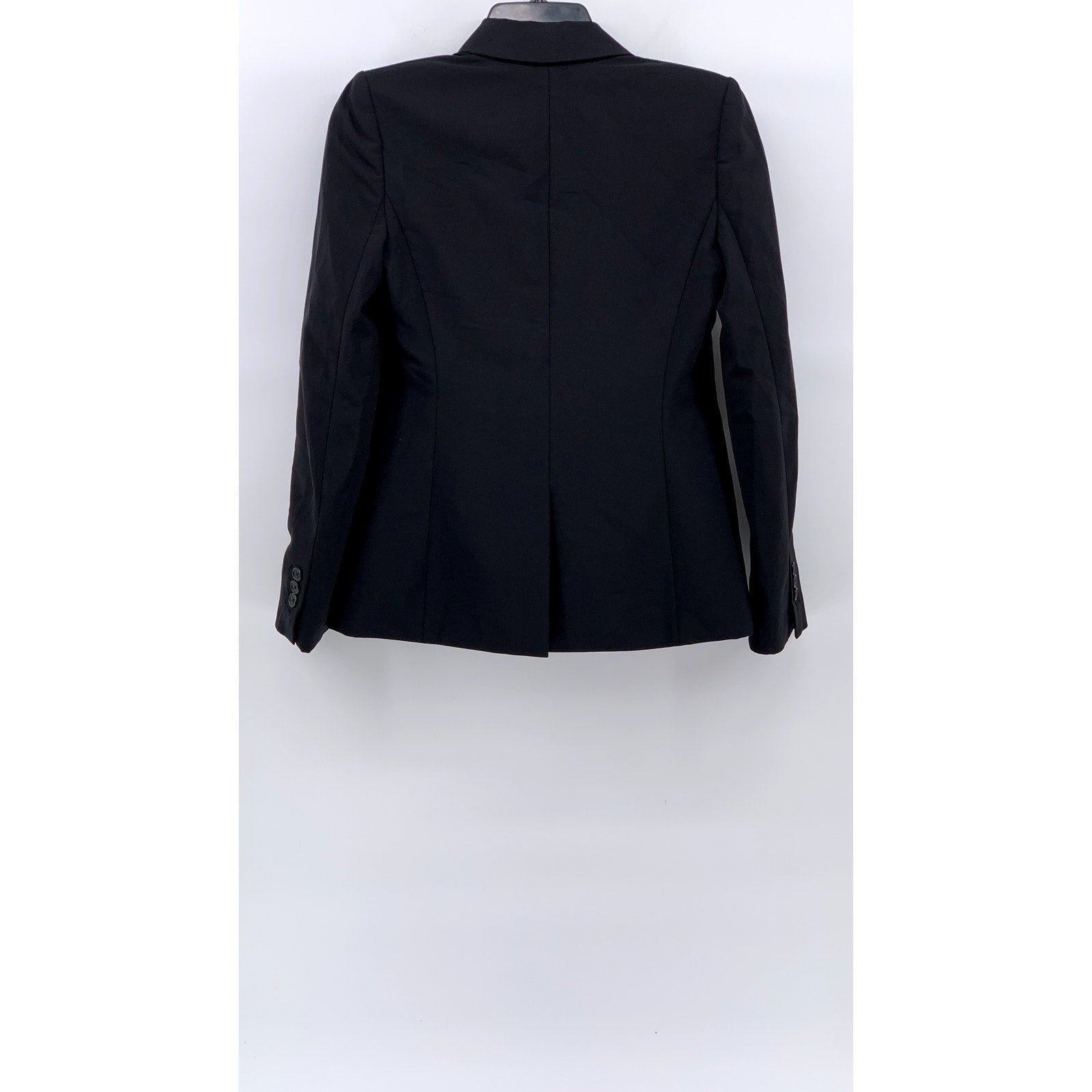 J.CREW Women's Black Solid One-Button Long Sleeve 1035 Bi-Stretch Blazer SZ 00