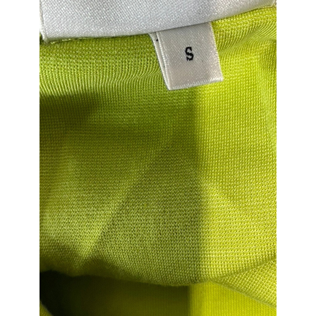 GESTUZ Women's Dark Citron MistGZ Midi Long Sleeve Off The Shoulder Dress SZ S