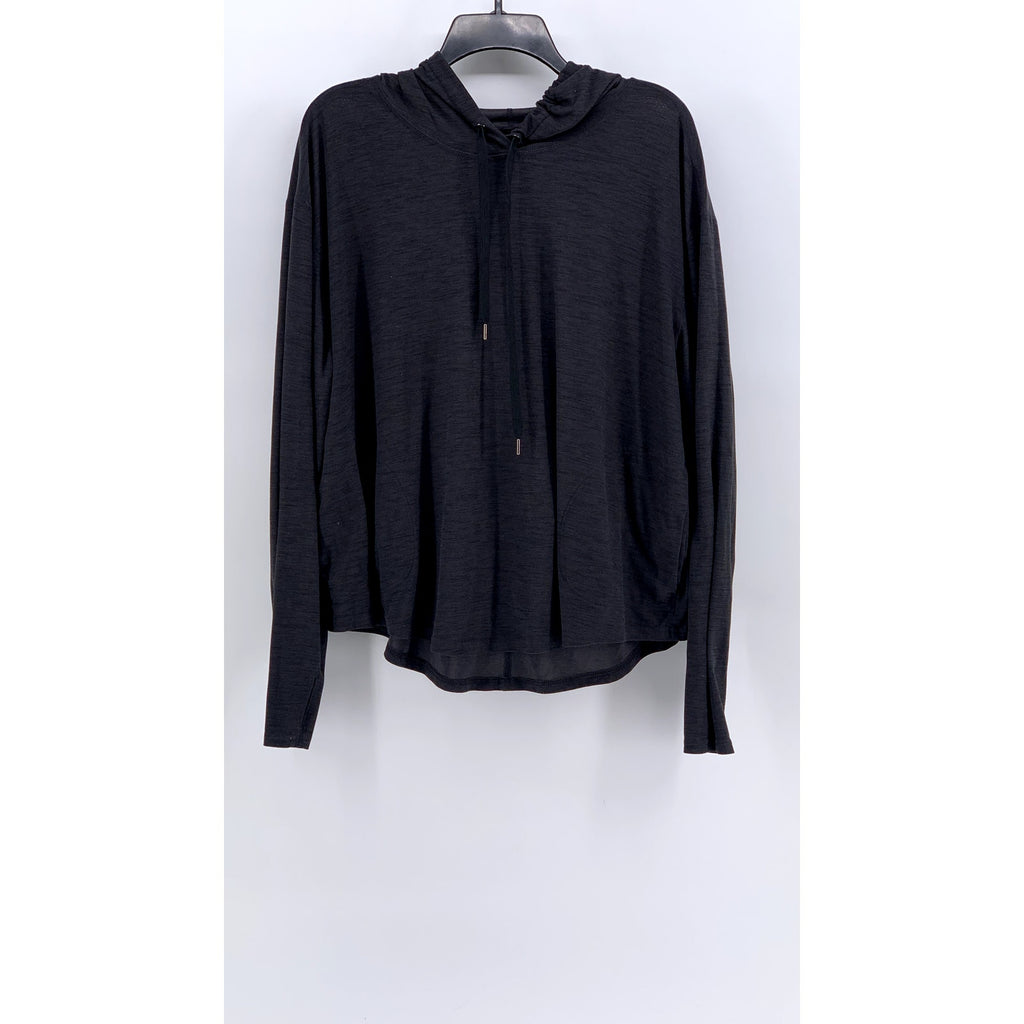 OLD NAVY Women's Black Active Long Sleeve Hooded Sweatshirt SZ XL