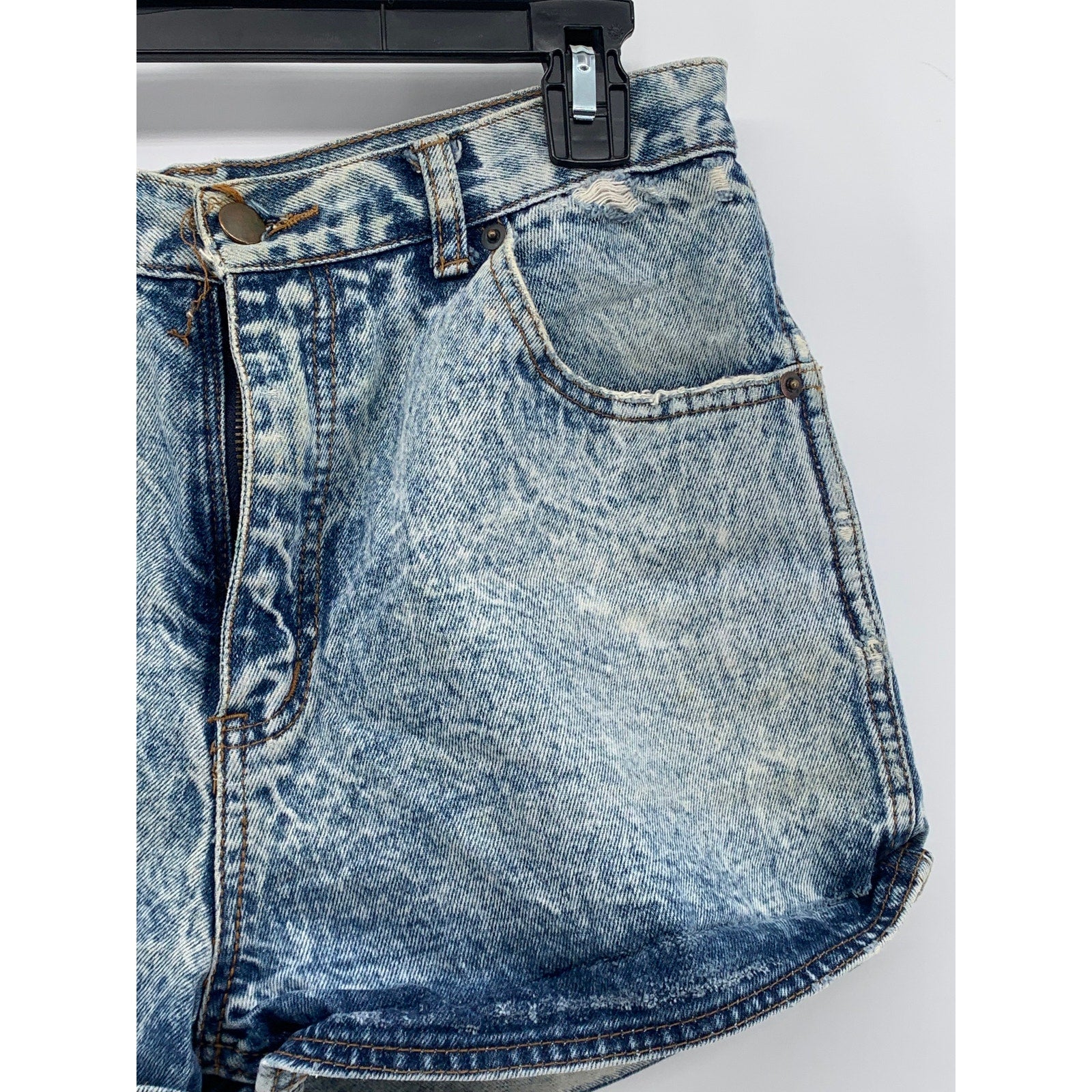 ARIZONA Women's Vintage Y2K Blue Denim Casual Five-Pocket Shorts SZ 29