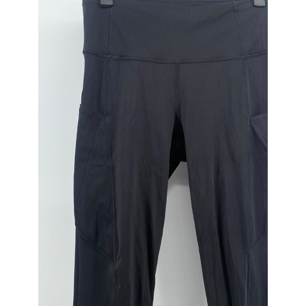 LULULEMON Women’s Black Solid Pull-On Active Leggings SZ 6