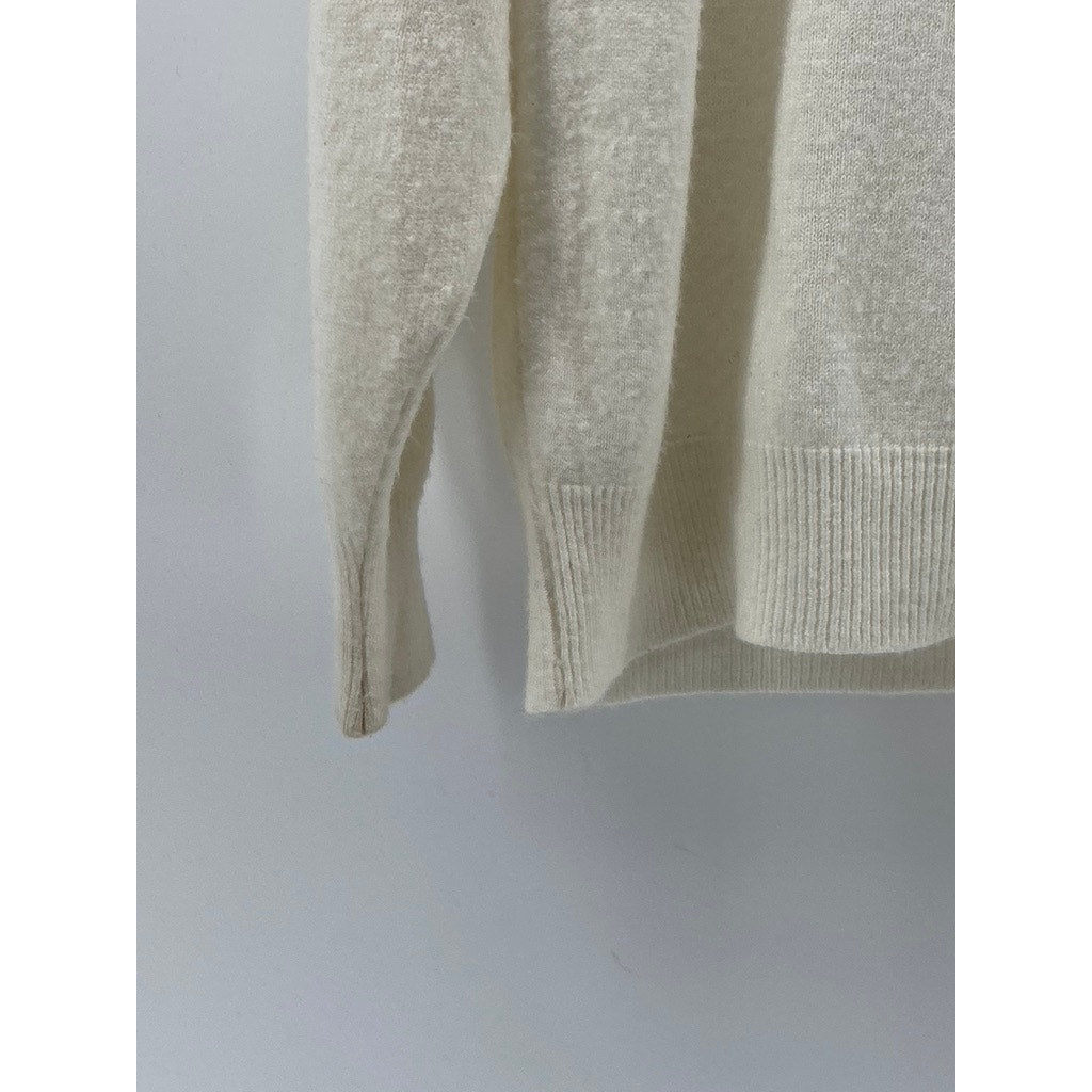 DESIGNERS ORIGINALS Women's Cream Luxelon Turtleneck Long Sleeve Sweater SZ M