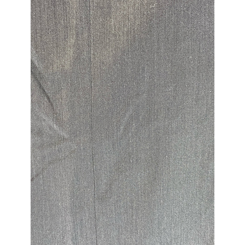 EGARA Men's Gray Slim-Fit Super 120's Two-Button Short Notch Lapel Blazer SZ 38S