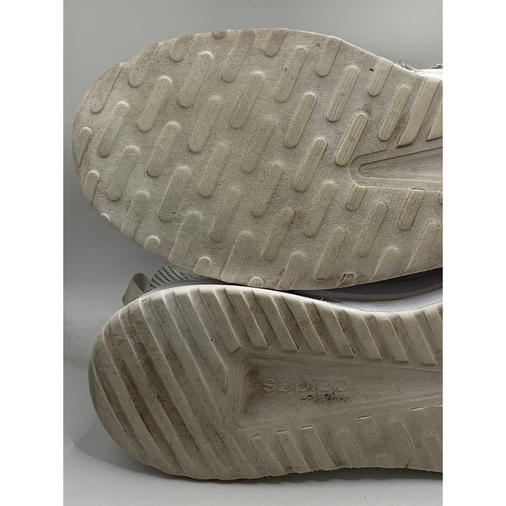 ADIDAS Men's White Mesh Cloudfoam Comfort Running Sneakers SZ 13