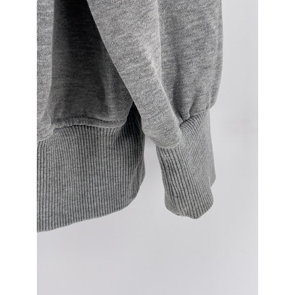 UNIVERSITA ROMA Women's Gray Vintage University Hoodie SZ L