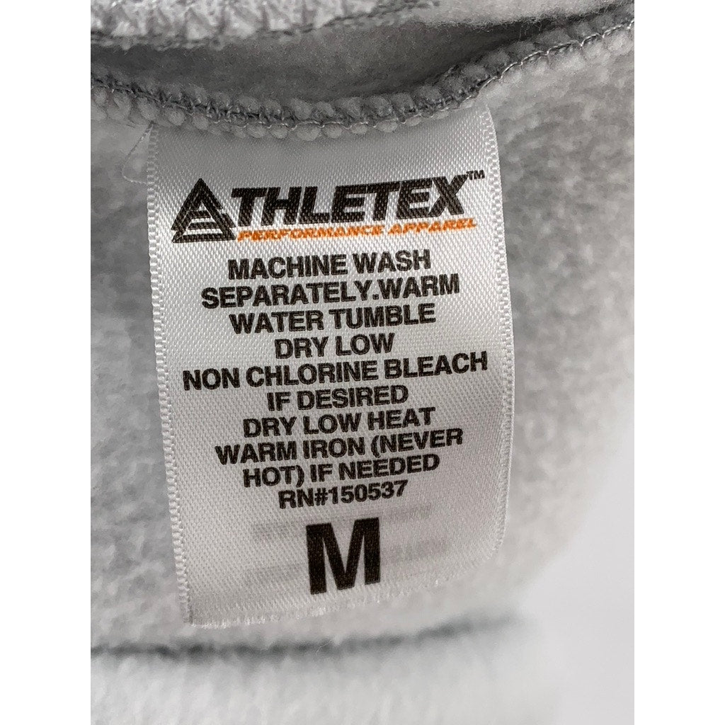 ATHLETEX Men's Gray Solid Casual Sweat Shorts SZ Ma