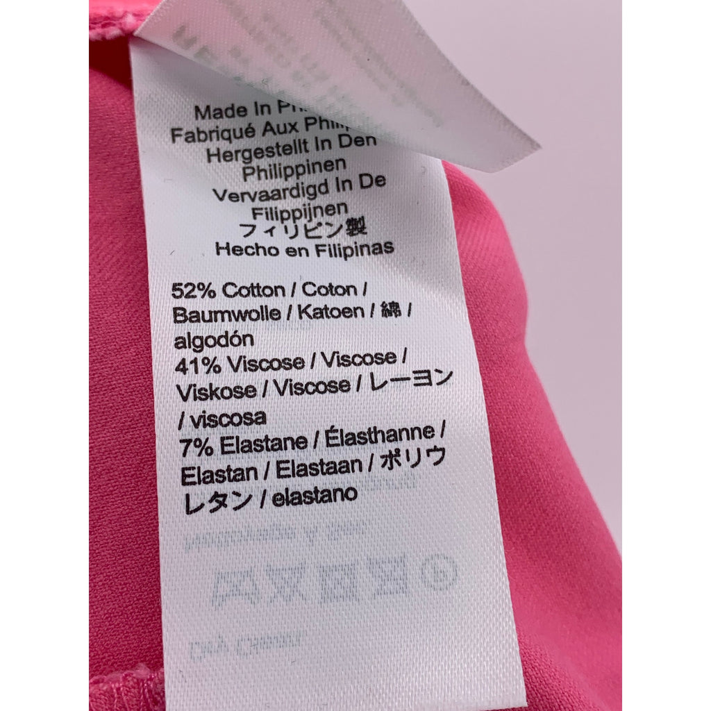 J.CREW Women's Pink Solid Cameron Slim Cropped Bi-Stretch Cotton Blend Pant SZ 2