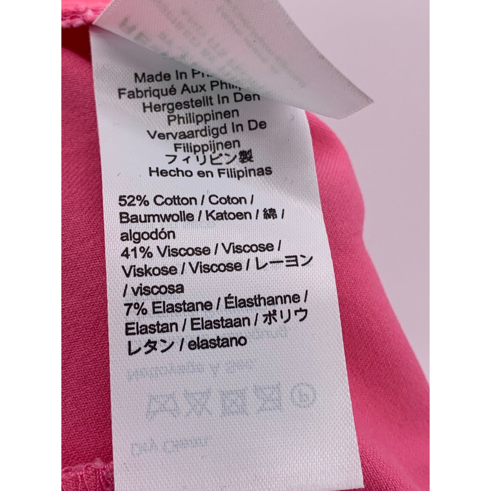 J.CREW Women's Pink Solid Cameron Slim Cropped Bi-Stretch Cotton Blend Pant SZ 2