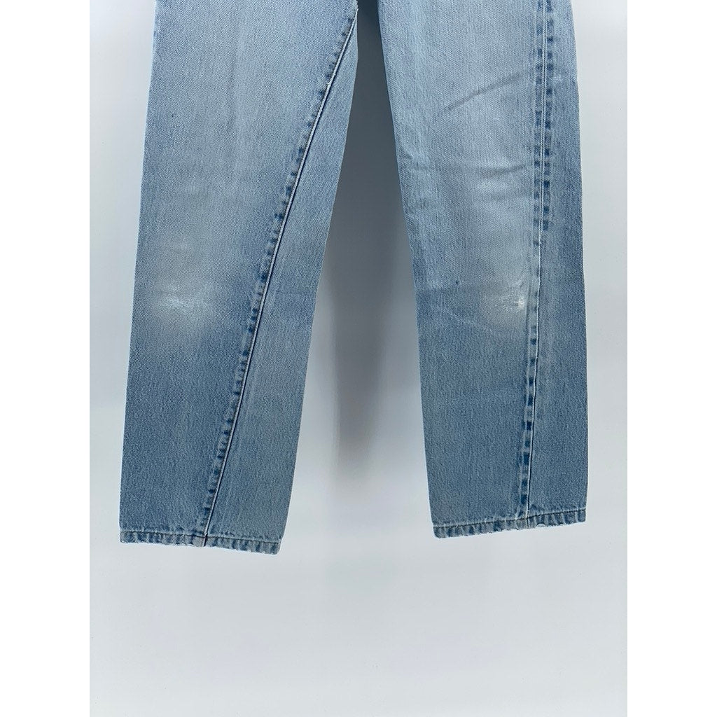 LEVI’S Men’s Vintage Light Wash Blue Denim Straight- Leg Five-Pocket Jeans SZ 28