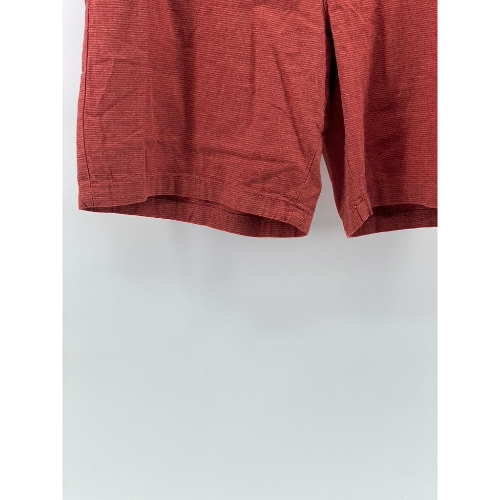 OLD NAVY Men's Amberglow Red 8" Rotation Linen-Blend Chino Shorts SZ 34