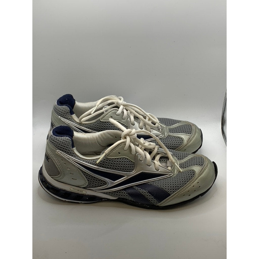 REEBOK Men's Gray-Silver Mesh DMX Sneakers SZ 9.5