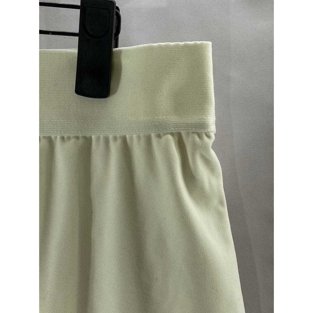 GAP Women's Petite Off-White Eclipse Front Split Hem Active Skort SZ L