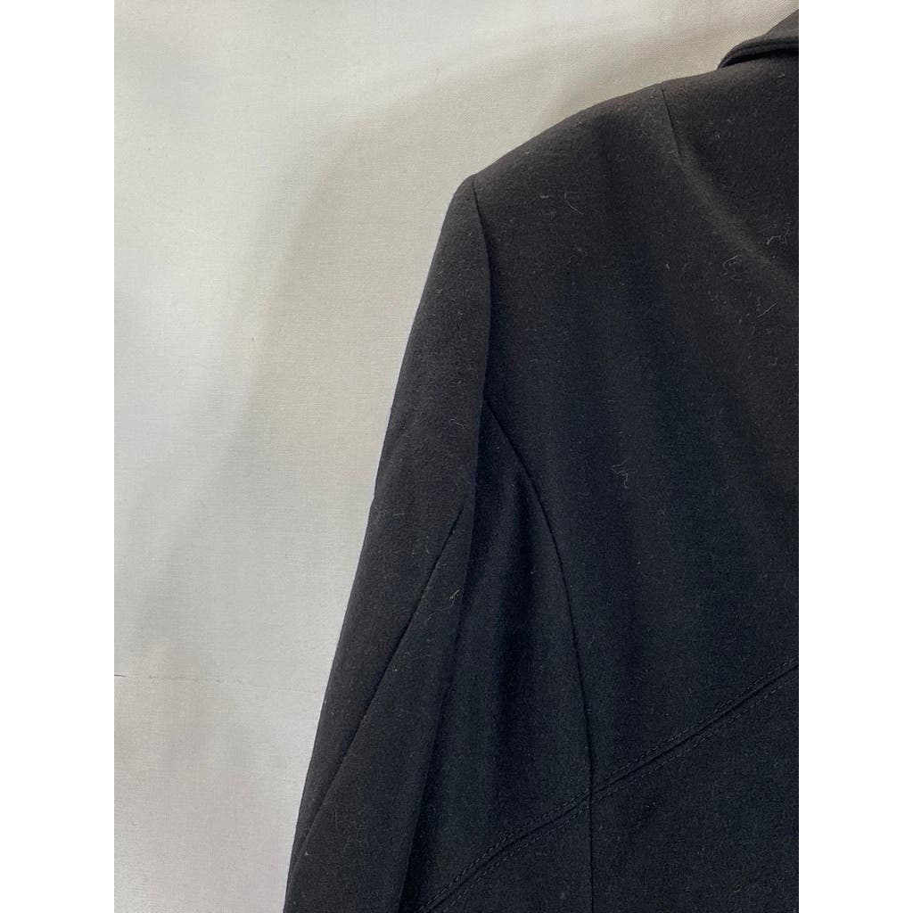 FORECARSTER OF BOSTON Women's Plus Black Wool-Blend Single Breasted Coat SZ 20W