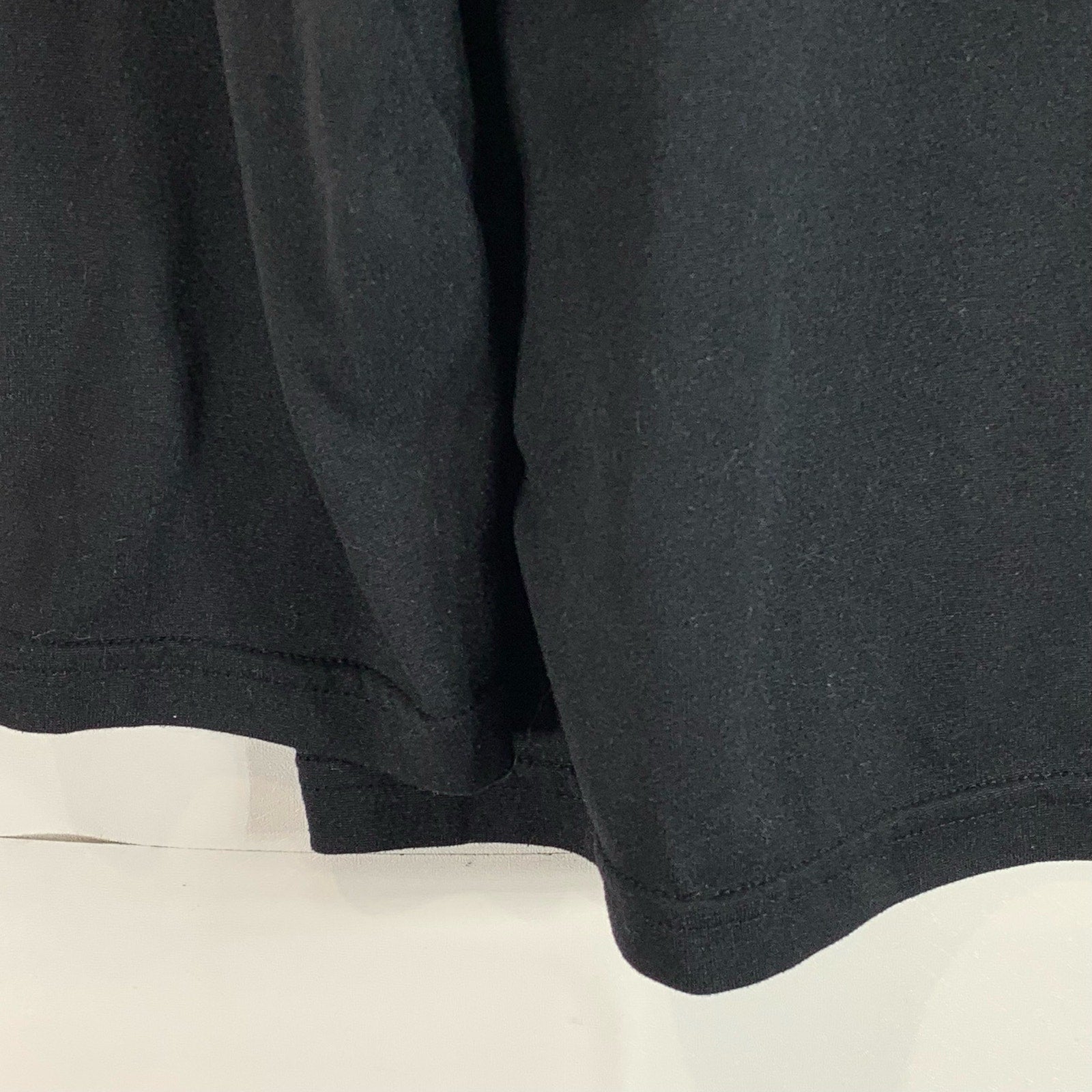 UNDR ARMOUR Men's Black UA Tch Quarter-Zip Stand Collar Long Sleeve Shirt SZ L