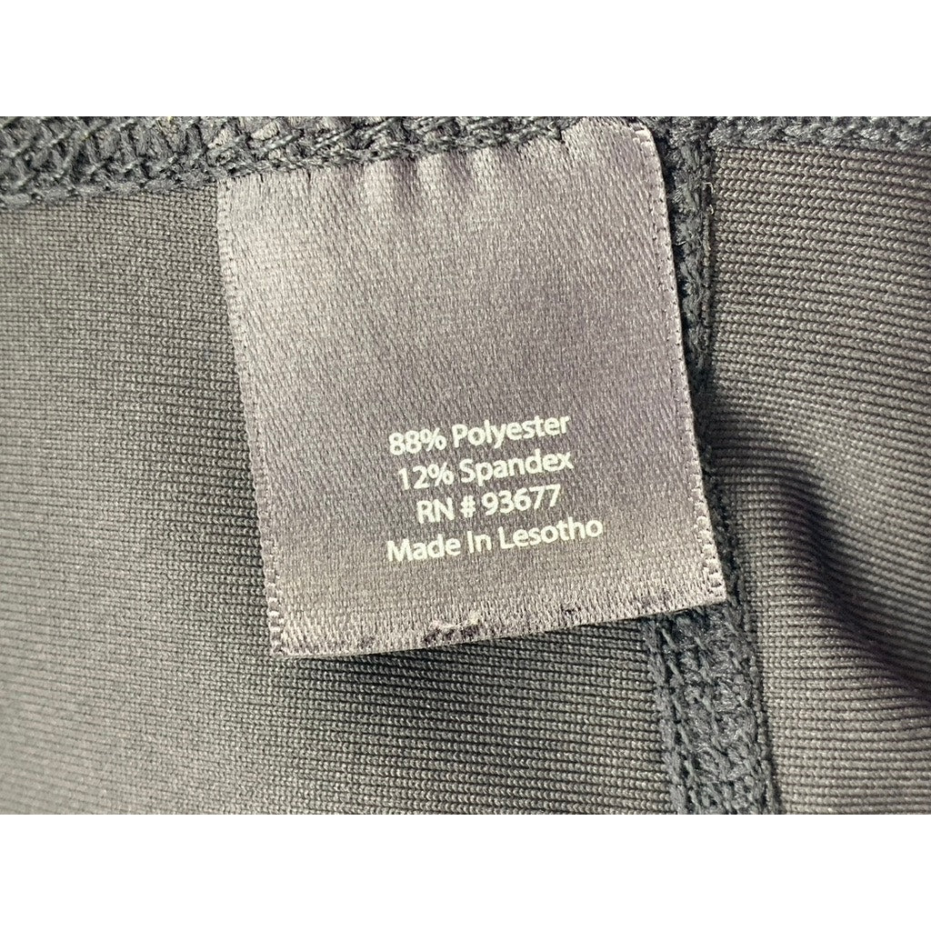 XERSION Women's Black Solid Capri Leggings SZ XL