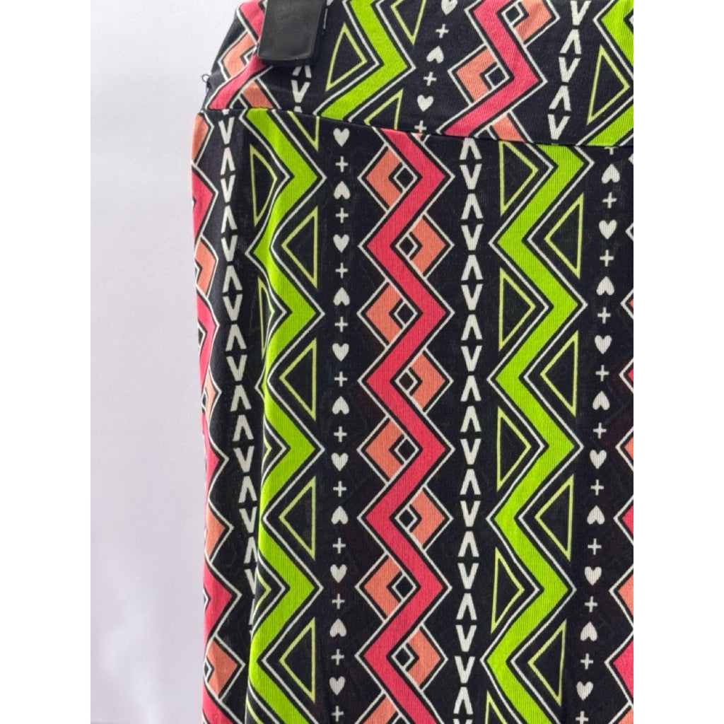 DIVIDED By H&M Women's Multicolor Printed Pull-On Pants SZ 8