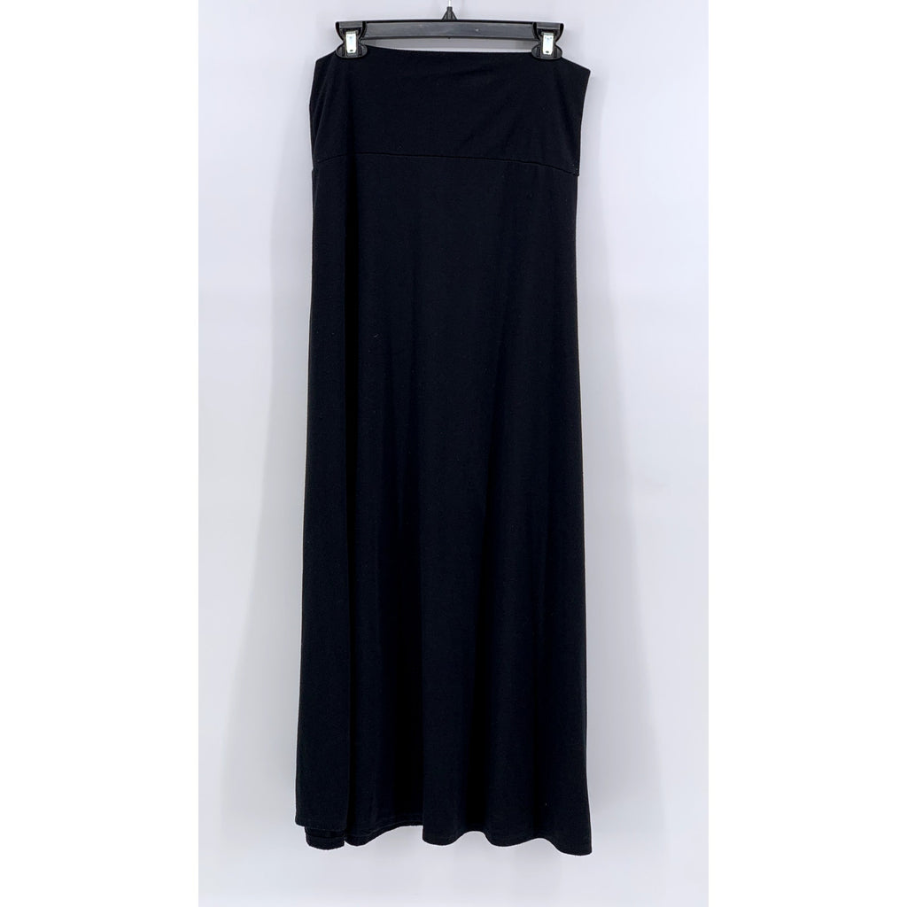MOSSIMO SUPPLY CO Women’s Black Solid Maxi Skirt SZ L