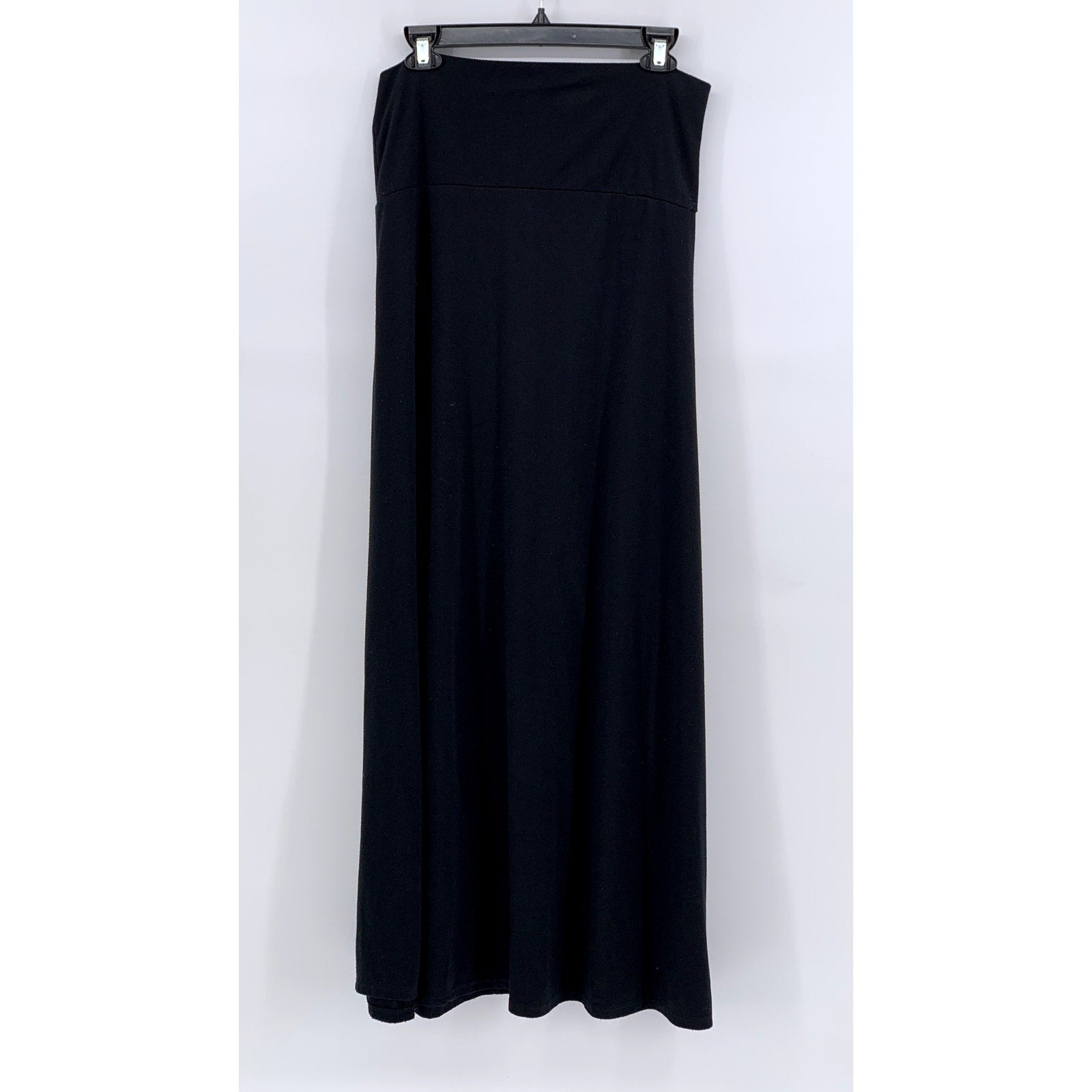 MOSSIMO SUPPLY CO Women’s Black Solid Maxi Skirt SZ L