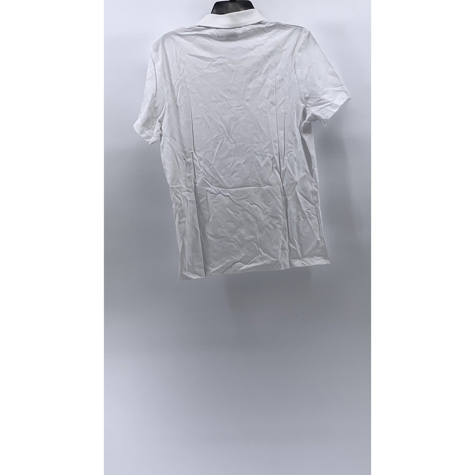 ASOS Men's Bright White Short Sleeve Polo Shirt SZ S