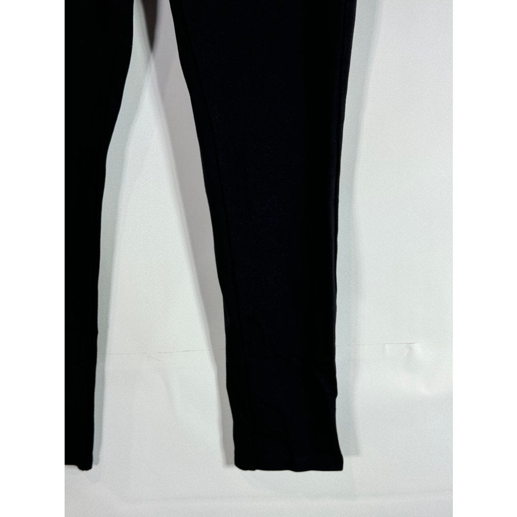 KENDALL & KYLIE Women's Black Solid High-Rise Pull-On Leggings SZ M