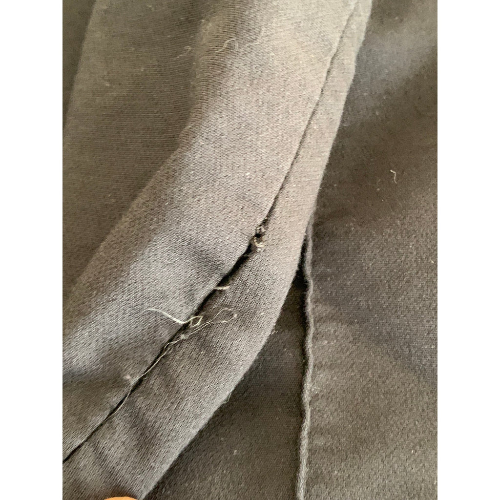 ZARA Women's Black Solid High-Rise Casual Pocketless Shorts SZ XS