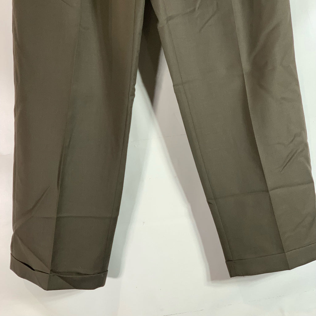 LAUREN RALPH LAUREN Men's Brown Two-Button Wool Suit SZ 44R/34X30