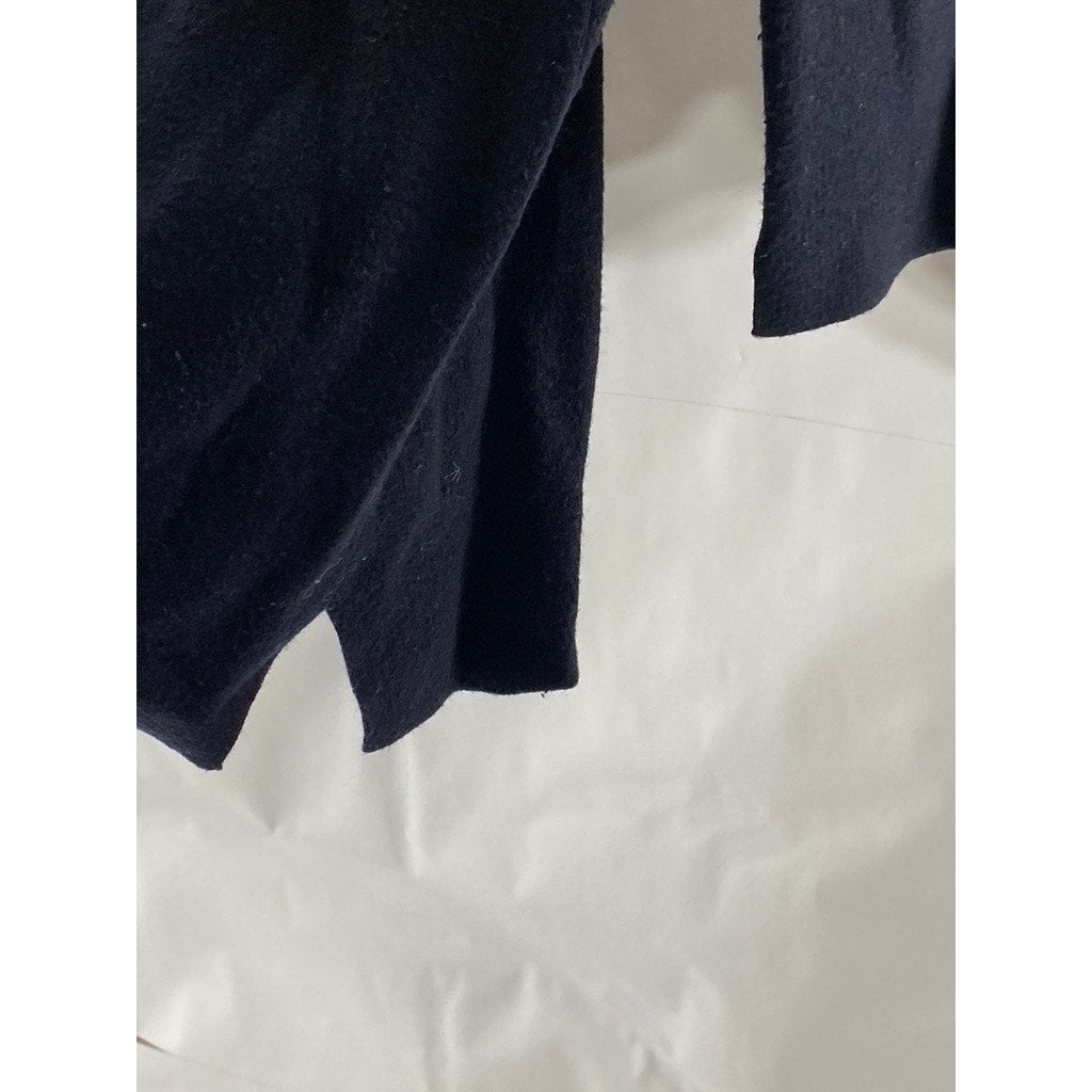 ANN TAYLOR LOFT Women’s Navy Blue Mock-Neck Sweater SZ S