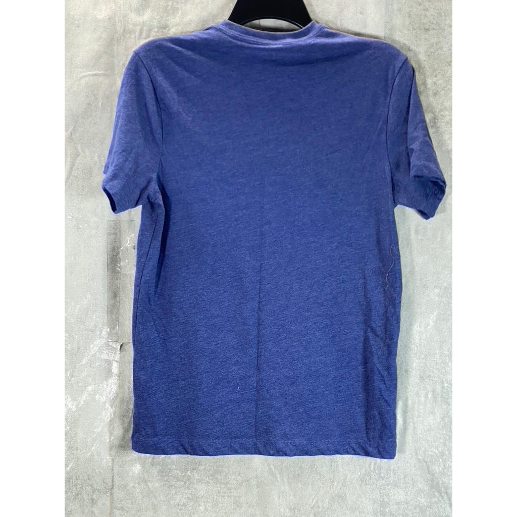 J.CREW Men's Dark Blue Washed Crewneck Regular-Fit Short Sleeve T-Shirt SZ S