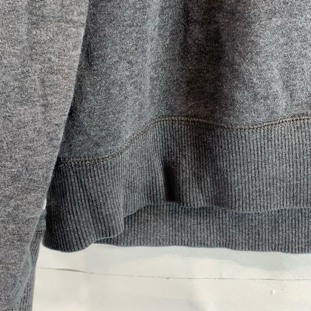 NIKE Men's Gray Logo Regular-Fit Pullover Hoodie SZ L